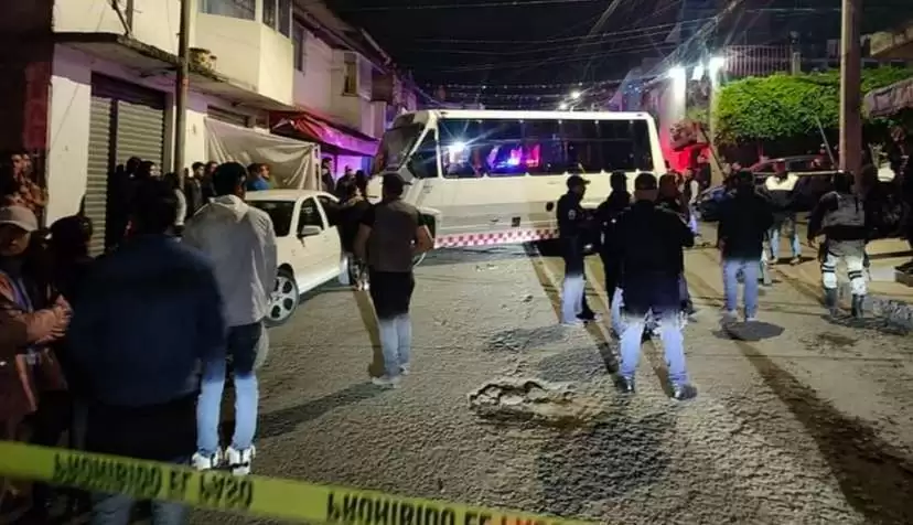 Muere hombre atropellado por un micro en Naucalpan