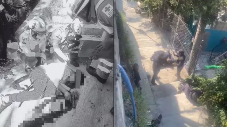 Enfrentamiento armado en Naucalpan deja un policía sin vida y un delincuente abatido